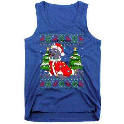 Seal Xmas Lighting Ugly Santa Seal Christmas Meaningful Gift Tank Top