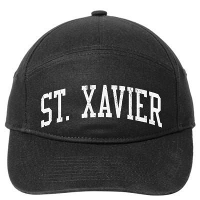 St. Xavier Mt Vintage Athletic Sports Js02 7-Panel Snapback Hat