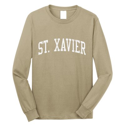 St. Xavier Mt Vintage Athletic Sports Js02 Long Sleeve Shirt