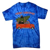 Schipperke Xmas Vintage Red Pickup Retro Truck Cute Gift Tie-Dye T-Shirt