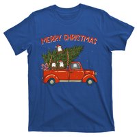 Sheltie Xmas Vintage Red Pickup Retro Truck Gift T-Shirt