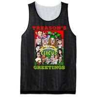 Swamp Xmas Wreath Biden Squad Trump Ugly Christmas Sweater Mesh Reversible Basketball Jersey Tank