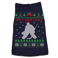 Shut Your 5 Hole Christmas Doggie Tank