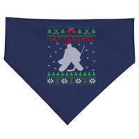 Shut Your 5 Hole Christmas USA-Made Doggie Bandana