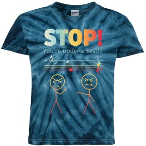 Stop You Are Under A Rest Funny Stickmusic Node Musician Kids Tie-Dye T-Shirt