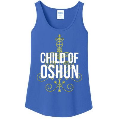 Santeria Yoruba African Goddess Veve Of Oshun Orisha Great Gift Ladies Essential Tank