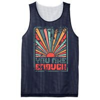 Sunkissed You Are Enough Positivity Mesh Reversible Basketball Jersey Tank