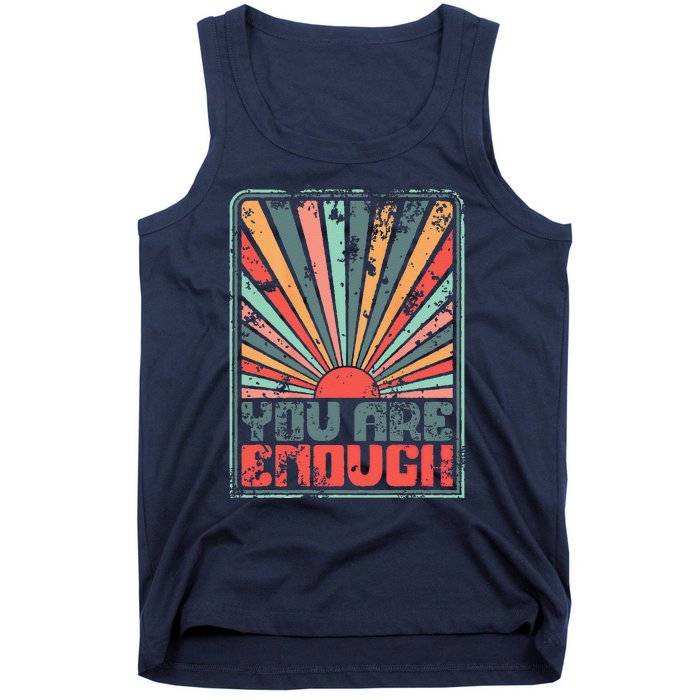 Sunkissed You Are Enough Positivity Tank Top