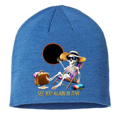 See You Again In 2044 Solar Eclipse Astronomy Lovers Sustainable Beanie