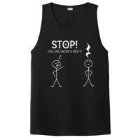 Stop You Are Under A Rest Funny Musician Music Teacher PosiCharge Competitor Tank