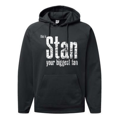 Stan Your Biggest Fan Performance Fleece Hoodie