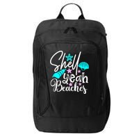 Shell Yeah Beaches Funny Beach Lover Beachcomber Shelling City Backpack