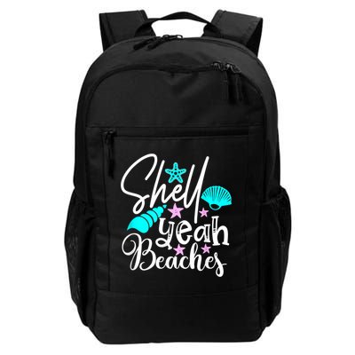 Shell Yeah Beaches Funny Beach Lover Beachcomber Shelling Backpack