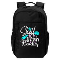 Shell Yeah Beaches Funny Beach Lover Beachcomber Shelling Backpack