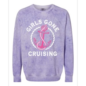 Sailing Yacht Boating Trip Cruise Gone Cruising Cute Gift Colorblast Crewneck Sweatshirt