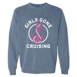 Sailing Yacht Boating Trip Cruise Gone Cruising Cute Gift Garment-Dyed Sweatshirt