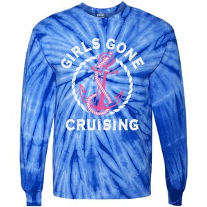 Sailing Yacht Boating Trip Cruise Gone Cruising Cute Gift Tie-Dye Long Sleeve Shirt