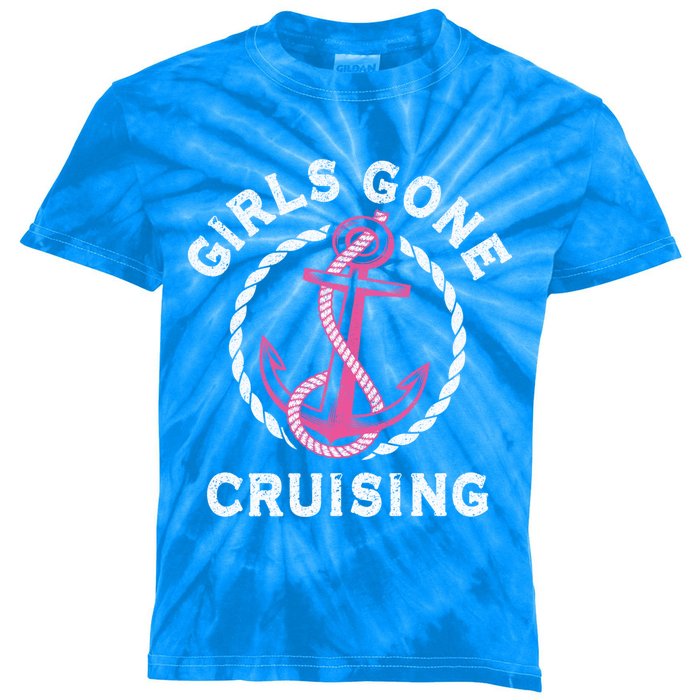 Sailing Yacht Boating Trip Cruise Gone Cruising Cute Gift Kids Tie-Dye T-Shirt