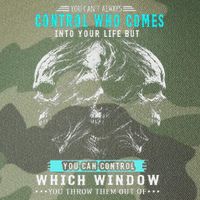 Skull You CanT Always Control Who Comes Into Your Life Legacy Tie Dye Trucker Hat