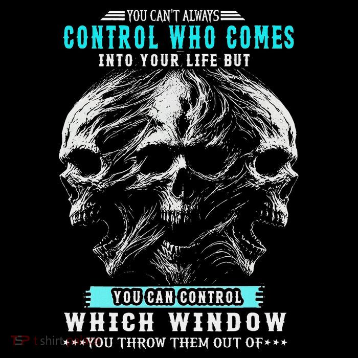 Skull You CanT Always Control Who Comes Into Your Life Wool Snapback Cap