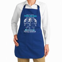 Skull You CanT Always Control Who Comes Into Your Life Full-Length Apron With Pockets