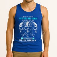 Skull You CanT Always Control Who Comes Into Your Life Tank Top
