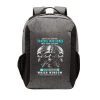 Skull You CanT Always Control Who Comes Into Your Life Vector Backpack