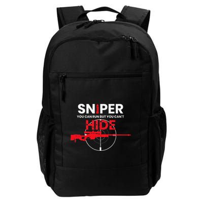 Sniper You Can Run But You Cant Hide Daily Commute Backpack