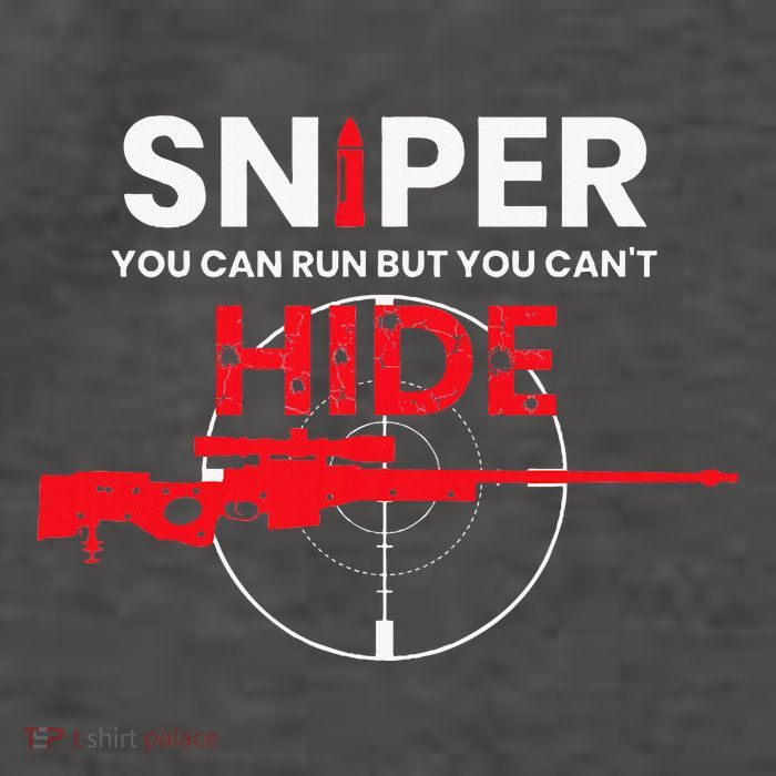Sniper You Can Run But You Cant Hide Vector Backpack