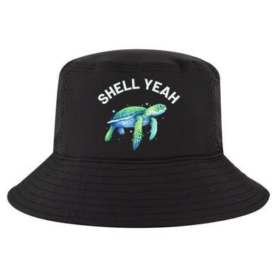 Shell Yeah - Cute Tortoise & Sea Turtle Lover Cool Comfort Performance Bucket Hat