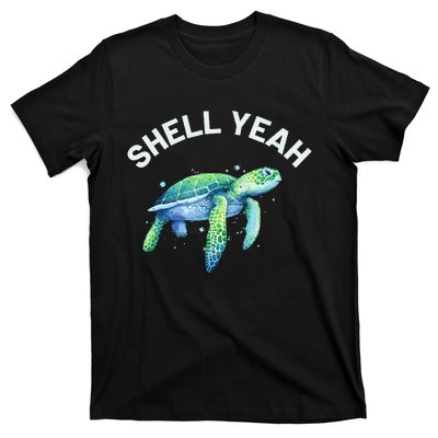 Shell Yeah Cute Tortoise & Sea Turtle Lover T-Shirt