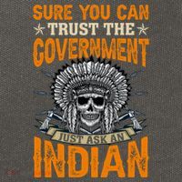 Sure You Can Trust The Government Just Ask An Indian Cotton Canvas Backpack