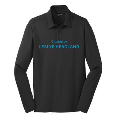 Super Yaki Created By Leslye Headland Silk Touch Performance Long Sleeve Polo