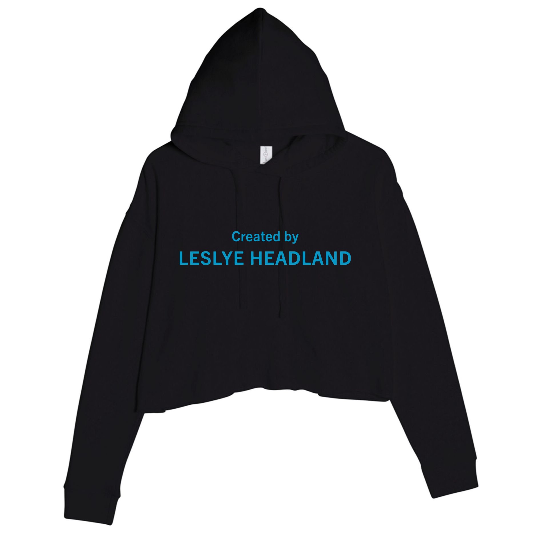 Super Yaki Created By Leslye Headland Crop Fleece Hoodie