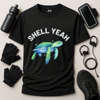 Shell Yeah Cute Tortoise & Sea Turtle Lover Performance Shirt