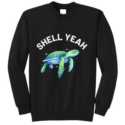 Shell Yeah Cute Tortoise & Sea Turtle Lover Sweatshirt