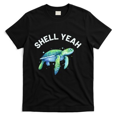 Shell Yeah Cute Tortoise & Sea Turtle Lover T-Shirt