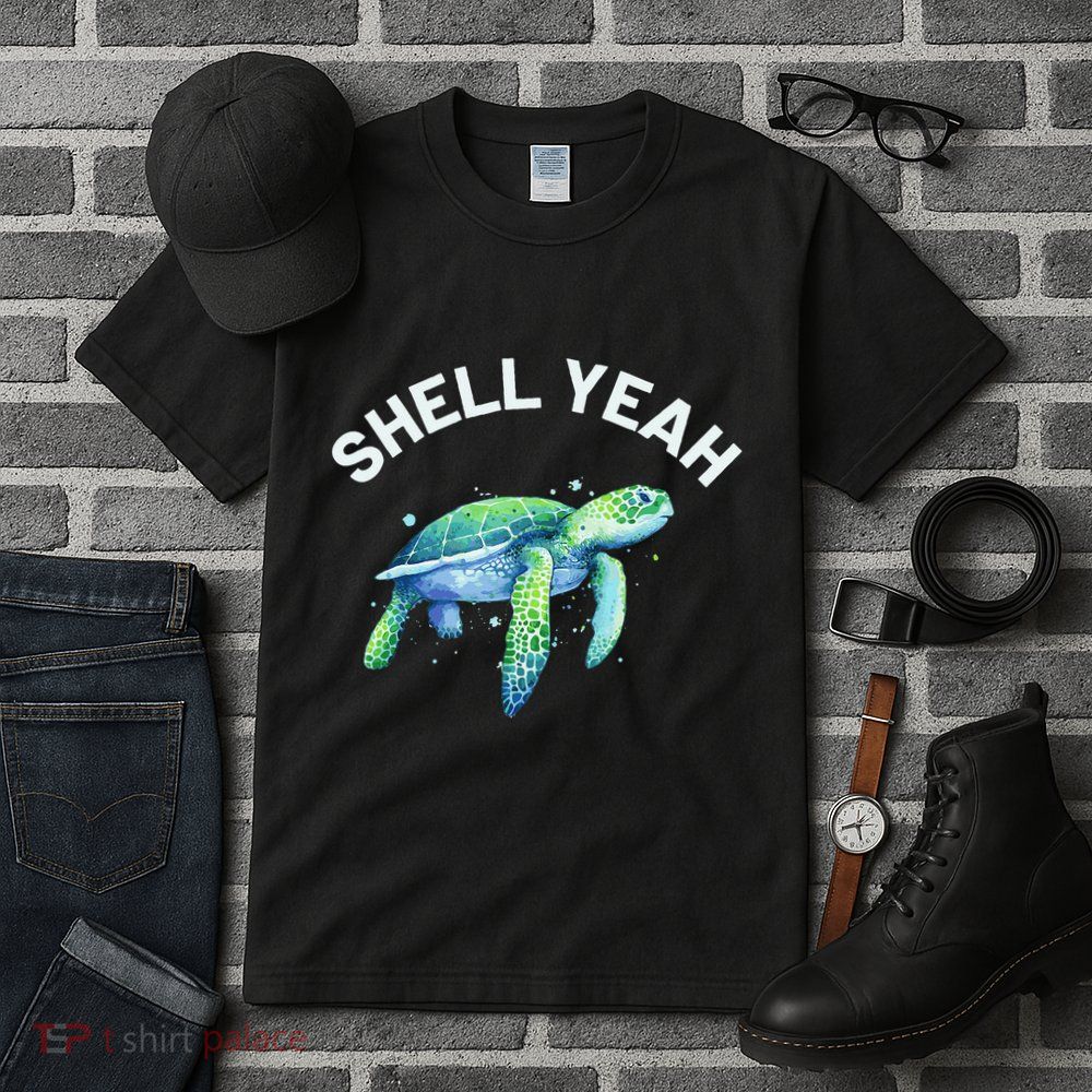 Shell Yeah Cute Tortoise & Sea Turtle Lover Tall T-Shirt