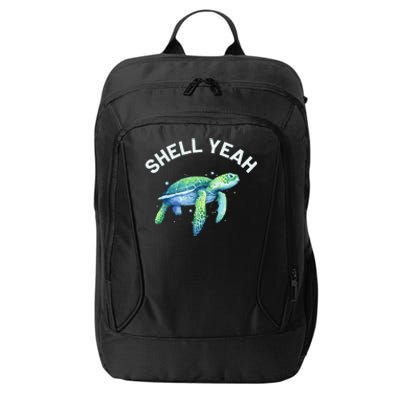 Shell Yeah Cute Tortoise & Sea Turtle Lover City Backpack