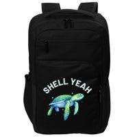 Shell Yeah Cute Tortoise & Sea Turtle Lover Impact Tech Backpack