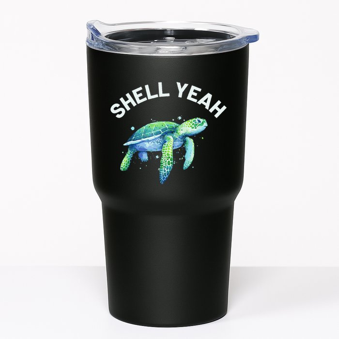 Shell Yeah Cute Tortoise & Sea Turtle Lover Tumbler