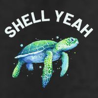 Shell Yeah Cute Tortoise & Sea Turtle Lover Golf Towel