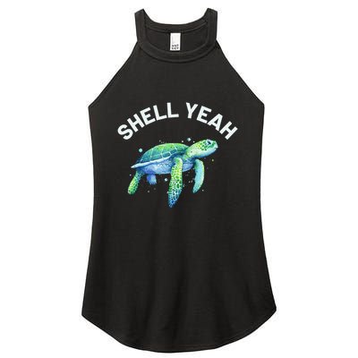 Shell Yeah Cute Tortoise & Sea Turtle Lover Women's Perfect Tri Rocker Tank