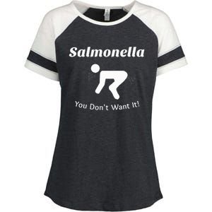 Salmonella You DonT Want It Enza Ladies Jersey Colorblock Tee