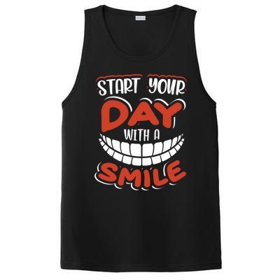 Start Your Day With A Smile Meaningful Gift Dental Assisting Gift PosiCharge Competitor Tank