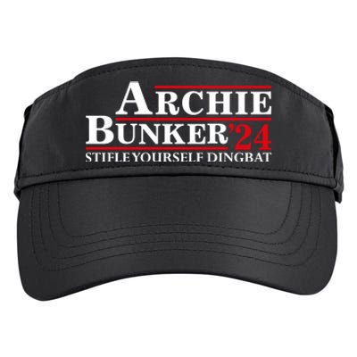 Stifle Yourself Dingbat Archie Bunker 2024 Adult Drive Performance Visor