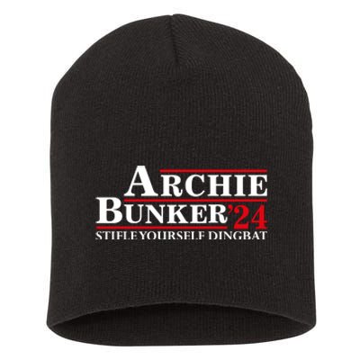 Stifle Yourself Dingbat Archie Bunker 2024 Short Acrylic Beanie