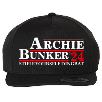 Stifle Yourself Dingbat Archie Bunker 2024 Wool Snapback Cap