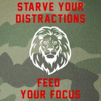 Starve Your Distractions Feed Your Focus Legacy Tie Dye Trucker Hat