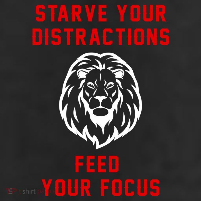 Starve Your Distractions Feed Your Focus Cool Comfort Performance Bucket Hat